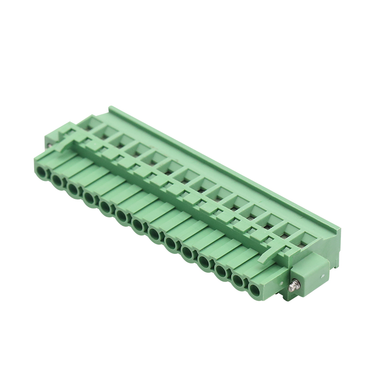 Morsettiera PCB femmina verde da 5,08 mm